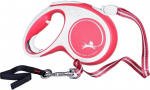 Flexi automaatne rihm New Comfort Cord M, punane, 5 m