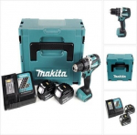 Perforator-skutel 18V + 2 akut 5Ah + laadija + kohver MAKPAC - MAKITA - DHP484RTJ