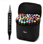 Kahepoolsed viltpliiatsid-markerid Transparent Pro, 48 tk