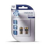 LED pirn M-Tech LB323W T10 W5W 12V, 2 tk