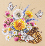 Tikkimiskomplekt Magic Needle "Meadow Flowers" 40-81