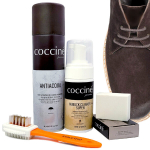 Komplekt naturaalsetele seemisnahast/nubukist toodetele mis tahes v&auml;rvi Coccine&reg;