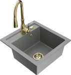 Graniidist k&ouml;&ouml;givalamu Mexen Vito koos segisti ja sifooniga, Grey+Gold