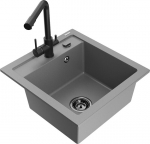 Graniidist k&ouml;&ouml;givalamu Mexen Vito koos segisti ja sifooniga, Grey+Black