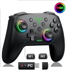 BebonCool Wireless Switch Pro kontroller, millel on juhtkangi topeltvibratsioon, mis &uuml;hildub __ga, TP28 Controller