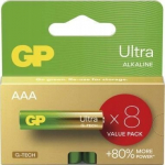 AAA patareid GP Ultra, 8 tk
