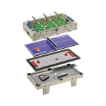 Puidust m&auml;ngulaud 4in1, 69 x 36 x 28 cm