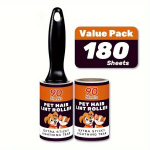 Komplekt, Karvaeemaldaja Rull, Kleepuv Varurull, Lemmiklooma Karvaeemaldus. , 1 juoda rankena + 2 papildymai