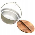 Roostevabast terasest matkapott, multifunktsionaalne potikomplekt