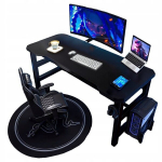 Arvutilaud, 120 cm, must