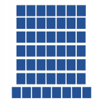 50 tk Kaardihoidjad, kaardikaitse m&auml;ngukaartidele 66x91mm, sinine kaardihoidja