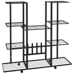 lillealus ratastel, 94,5x24,5x91,5 cm, must, metall CFE59614