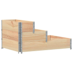 3-korruseline taimekast，&otilde;iepott，lillepott, 120x80 cm, m&auml;nnipuit CFE51488