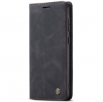 "CaseMe" Retro tahke kaaned - must (Galaxy S24+ / S25+)