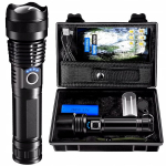 Premium Maxvision Pt50 Led Xhp90 taskulamp 5000lm 1500m 5000mah Usb-c tasuta