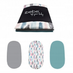 Ibebe lina 75x35 cm vankrimadratsile baby hug 100% puuvill, 3 tk