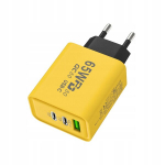 Mitme pordiga 65w v&otilde;rgulaadija kiire laadimisega Usb-c/usb-a, Qc 3.0