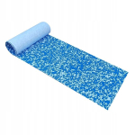 Kunstlik Eva vahtplastist paadiplaat, 6 mm paks, 94,5 x 26 tolli, sinine ja valge