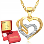 Kuldne kett 925 s&uuml;da s&uuml;da kaelakee naistep&auml;eva graveering