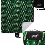 Gardenline piknikutekk 200x200 veekindel isoleeritud kangas k&auml;sn monstera