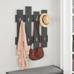 Seinale Kinnitatav Nagi, Wave, Decortie, 69 x 81 x 7.6 cm, Antratsiit
