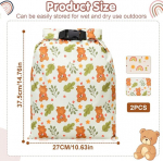 Kaisibum 2 tk m&auml;rgade m&auml;hkmete kottide komplekt, veekindel m&auml;rg kott, m&auml;hkmekotid kinnituspandlaga, m&auml;rg ja kuiv vahetuskott, pestav m&auml;rg koti korraldaja v&auml;ikelastele, m&auml;hkmetele, reisimiseks, j&otilde;usaali jaoks, koomiksitr&uuml;kiga