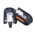 Kokkupandavad metallist jalgrattapedaalid, kaasaskantavad, universaalsed