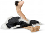 Uni-toys k&auml;piknukk-jaanalind - 33 cm (k&otilde;rgus) - pl&uuml;&uuml;sist lind - pl&uuml;&uuml;sm&auml;nguasi, kaisukaru