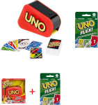 Mattel Games komplekt - Uno Extreme! kaardim&auml;ng (gxy75) + Uno Flex kaardim&auml;ng (hmy99) koos juhusliku slingshotiga, Flex kaartide ja Power kaartidega 2 kuni 10 m&auml;ngijale alates 7. eluaastast