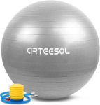 V&otilde;imlemise taastusravi treeningu fitnesspall komplektis pumbaga, 55 cm