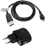 Laadimiskomplekt, &uuml;hildub Denver Wct-5001-ga, Usb-kaabel, Usb-adapter, 2000 Ma
