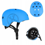 Sinine reguleeritav laste kiiver jalgrattale, rulluiskudele Nils, suurus M (55-58 cm)