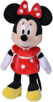 Simba 6315870226 Disney Minnie Mouse, 25 cm pl&uuml;&uuml;sist m&auml;nguasi punases kleidis, kaisukaru, Mickey Mouse, alates esimestest elukuudest, punane