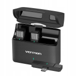 Vention juhtmevaba lavalier mikrofon 2 tk Usb-c laadimiskarbiga