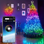1tk Mini RGB LED J&otilde;ulutuled USB-ga, Rakendusega Juhitav., 20 metrų 200 LED