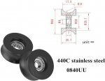 4 tk. U-kujuline rihmaratas, laager 8x40x20,7 mm