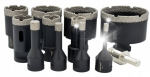 Teemantpuurid gresile 6-68mm puuride komplekt kohvris 12tk