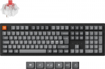 Mehaaniline klahvistikuga klaviatuur K10 MAX QMK, Super Red l&uuml;lititega
