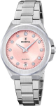 Festina Mademoiselle F20700/2 naiste k&auml;ekell, 316l roostevabast terasest korpus, h&otilde;bedane 316l roostevabast terasest k&auml;ev&otilde;ru, roosa, roosa, k&auml;ev&otilde;ru