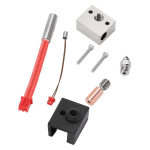 Hotend ender 3 s1 tioy ender 3 s1 pro termistor 3d printeri hotend kitetal k&uuml;tteplokk kaelatoru k&uuml;tteseade d&uuml;&uuml;s ekstruuderi osad ender 3 s1 24v 40w 300&deg;c k&uuml;tteploki komplektile