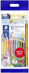 Staedtler Noris Club Jumbo v&auml;rvipliiatsikomplekt, 10 tk.