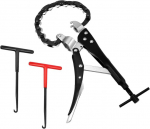 Auveach v&auml;ljalaskeahela separaator ketil&otilde;ikur 2 x v&auml;ljalaskevedrukonksudega, auto mootorratta vedru t&otilde;mmits metallist t-konks vedru t&otilde;mmits, l&otilde;ikab mootorratta jalgratta v&auml;ljalasketorusid