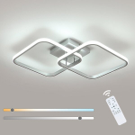 Comely led laelamp l&uuml;hter ruudukujuline h&otilde;bedane puldiga modernne 50w