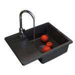 Graniidist k&ouml;&ouml;givalamu Granitan Paros segistuskraan ja sifoon must