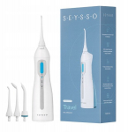 Juhtmevaba suuveepuhasti SEYSSO Oxygen Travel, 3 režiimi, 150 ml veepaak ja USB-laetav, valge