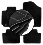 Veluurist auto p&otilde;randamatid, komplekt: Hyundai Veloster coupe (2011-2018)