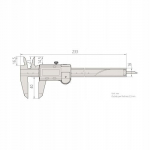 Mitutoyo Digitaalne Nihikkaliiber Ilma Andmev&auml;ljundita 0150 mm Din 862