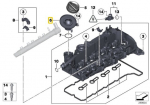 BMW 5 F10 F11 &Otilde;limahuti Kael Originaal 11127810586