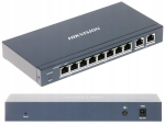 Hikvision Ds-3e1310hp-ei 8 pordiga poe switch, smart managed