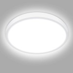 Slochi Led laevalgusti, &otilde;huke, 15w 1500lm &Oslash;18cm laevalgustid, &uuml;mmargune &uuml;li&otilde;huke Led laelamp 6500k, laevalgustus vannituppa, k&ouml;&ouml;ki, magamistuppa